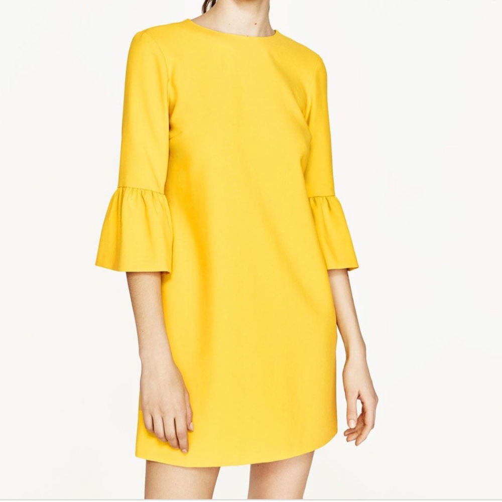 Zara Bell Sleeve Cocktail Dress